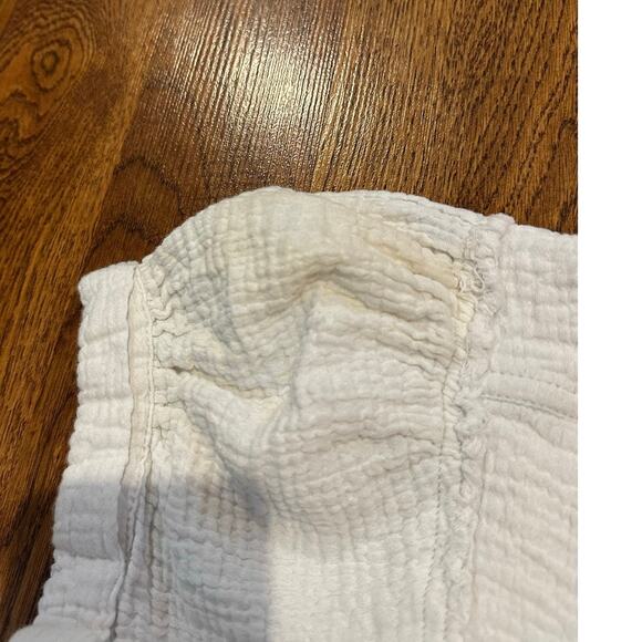 We The Free Women's Horizon Double Gauze Cotton Top – White – Size Medium - Picture 3 of 7